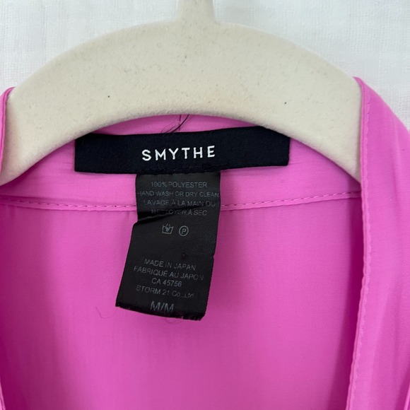 Smythe Yoda Blouse Baby Light Pink Double Breasted Medium‎ Barbiecore Romantic - Picture 8 of 15